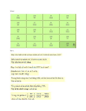 Đề thi violympic môn Toán Khối 5 - Vòng I - Năm học 2015-2016